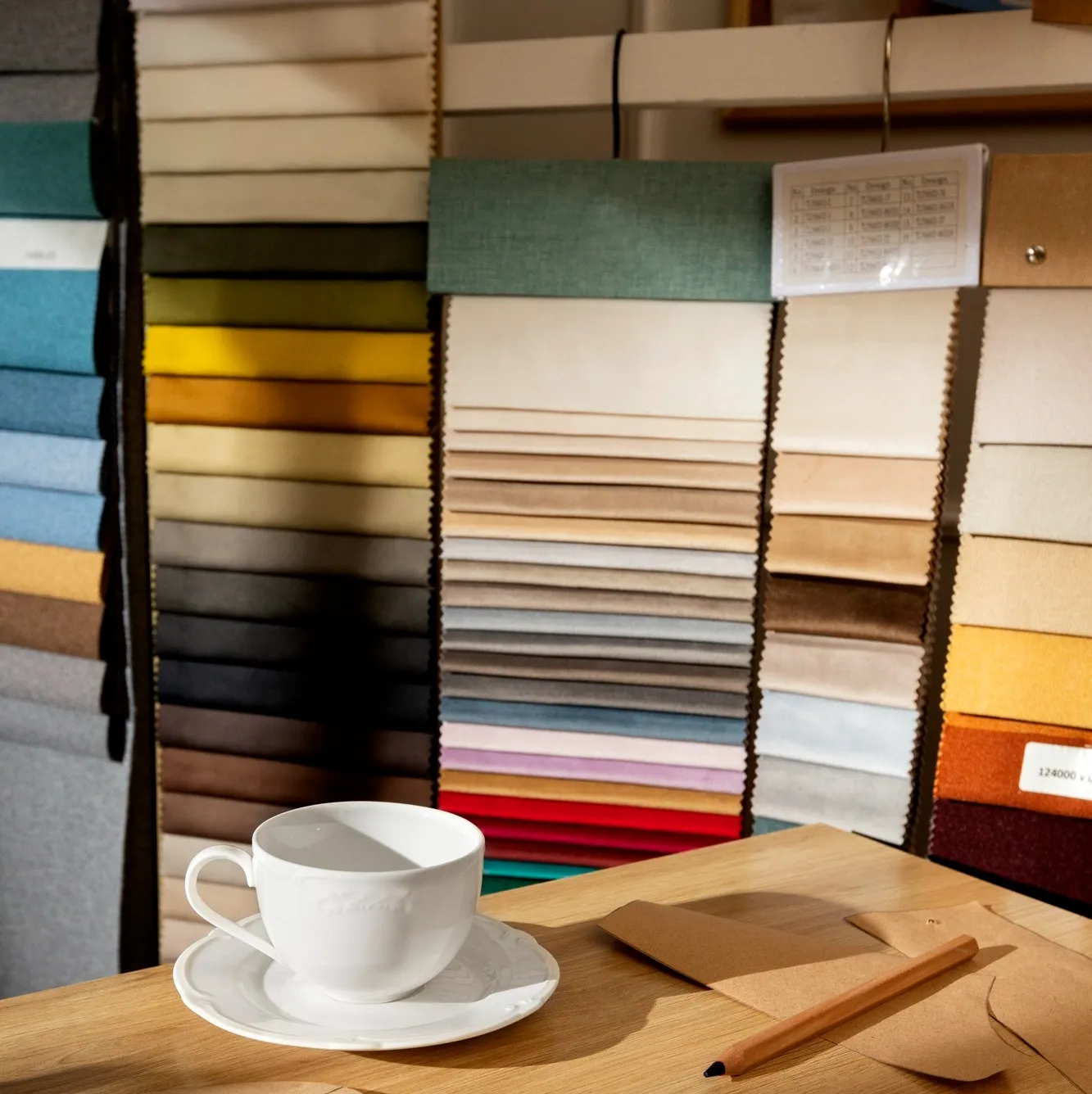 Various blinds styles in modern room