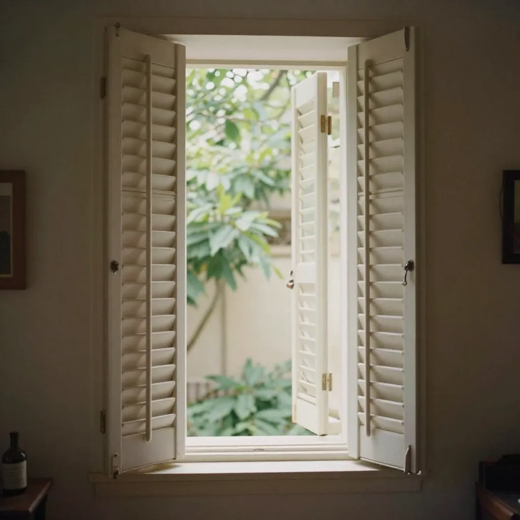Shutters on windows